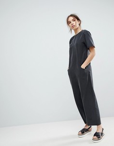 Комбинезон с заниженным шаговым швом ASOS DESIGN - Черный