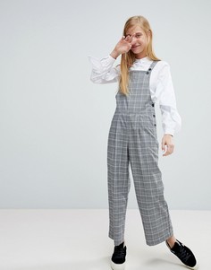 Комбинезон в клетку Monki Tailored - Черный