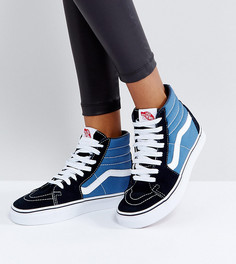 Сине-черные высокие кроссовки Vans Classic Sk8 - Синий