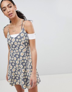 Сарафан с цветочным принтом ASOS DESIGN - Мульти