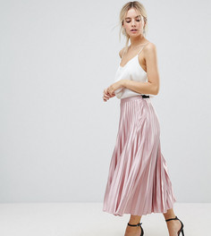 Эксклюзивная плиссированная юбка Uttam Boutique Petite - Розовый