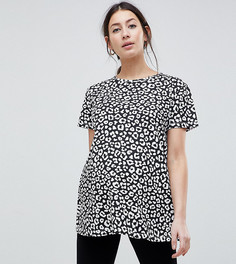 Свободный топ с монохромным звериным принтом ASOS DESIGN Maternity - Мульти