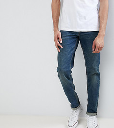 Темные джинсы слим в винтажном стиле ASOS TALL - Синий