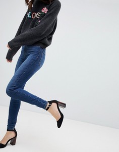 Джинсы скинни с завышенной талией Vero Moda - Синий