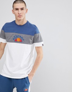 Белая футболка колор блок ellesse - Белый
