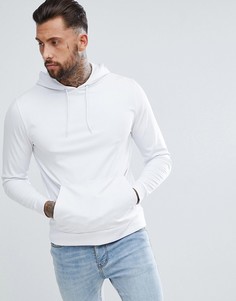 Белый худи в стиле ретро ASOS DESIGN - Белый