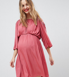 Платье в стиле бохо с рукавами кимоно Mamalicious - Розовый Mama.Licious