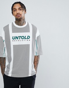 Свободная футболка с принтом Untold Revolution ASOS DESIGN - Белый