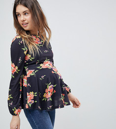 Свободный топ с цветочным принтом ASOS DESIGN Maternity Nursing - Мульти