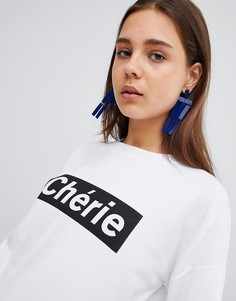 Свитшот New Look Cherie - Белый