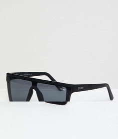 Черные квадратные солнцезащитные очки Quay Australia эксклюзивно для ASOS - Черный