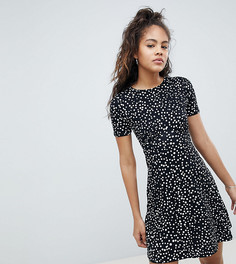 Чайное платье мини в горошек ASOS DESIGN Tall ultimate - Мульти
