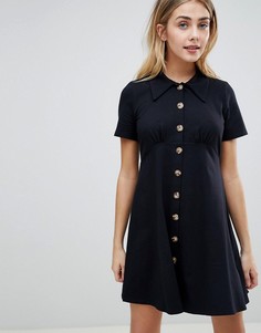 Платье-рубашка ASOS DESIGN - Черный