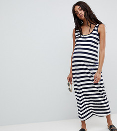 Платье-майка макси в полоску ASOS DESIGN Maternity - Мульти