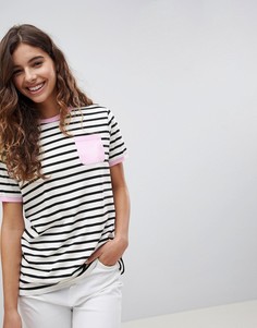 Футболка в полоску с карманом ASOS DESIGN - Мульти