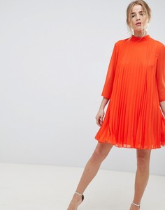 Платье-трапеция мини ASOS DESIGN - Оранжевый