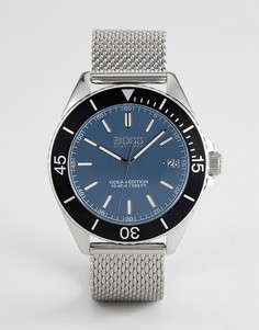 Серебристые часы BOSS 1513561 Ocean Edition - Серебряный