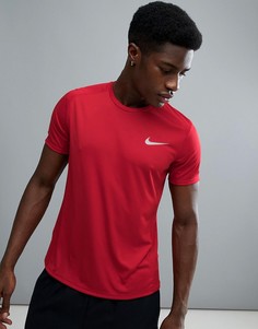 Красная футболка Nike Running Miler 833591-687 - Красный