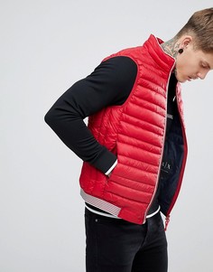 Красный дутый жилет Armani Exchange - Красный