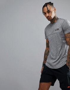 Серая футболка с сетчатыми вставками ellesse Sport - Серый