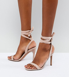 Босоножки на каблуке ASOS HATTY Barely There - Бежевый