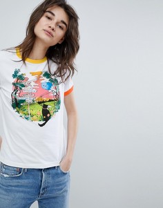 Футболка с принтом PS by Paul Smith - Белый