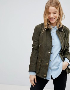 Вощеная куртка Jack Wills Austell - Зеленый