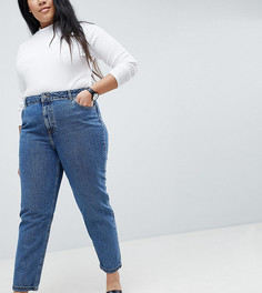 Синие выбеленные джинсы в винтажном стиле ASOS DESIGN Curve - Синий