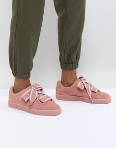 Замшевые кроссовки Puma - Розовый