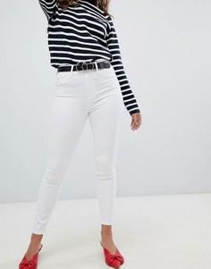 Супероблегающие джинсы с завышенной талией River Island - Белый