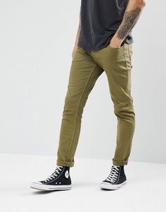 Узкие джинсы цвета хаки Jack &amp; Jones - Зеленый