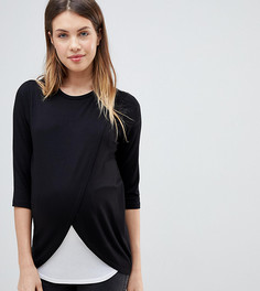 Топ для кормления с длинными рукавами и запахом ASOS DESIGN Maternity - Мульти