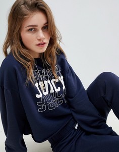 Свитшот с крупным логотипом Juicy By Juicy Couture - Черный