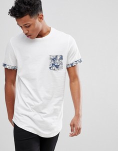 Футболка с принтом на кармане Jack &amp; Jones Originals - Белый