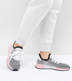 Черно-розовые кроссовки adidas Originals Deerupt - Черный