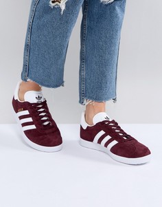 Бордовые кроссовки adidas Originals Gazelle - Красный