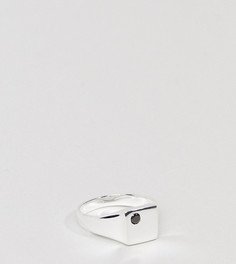 Серебряное кольцо-печатка Reclaimed Vintage Inspired эксклюзивно для ASOS - Серебряный