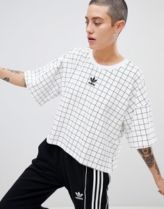 Oversize-футболка с принтом adidas Originals - Мульти