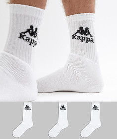 3 пары белых носков Kappa Banda - Белый