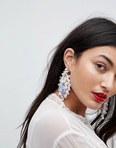 Крупные серьги с цветочной отделкой ALDO - Мульти