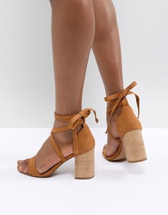 Босоножки на каблуке ASOS DESIGN Travis - Рыжий