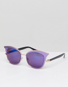 Фиолетовые солнцезащитные очки кошачий глаз Jeepers Peepers - Фиолетовый