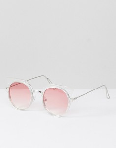 Розовые солнцезащитные очки кошачий глаз Jeepers Peepers - Розовый