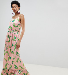 Платье макси с тропическим принтом Vero Moda Tall - Мульти