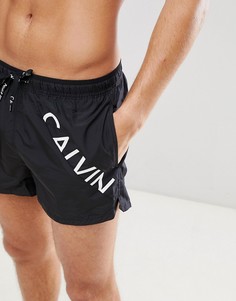 Шорты для плавания с логотипом Calvin Klein - Черный