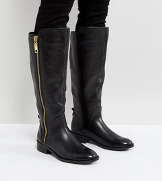 Кожаные повседневные сапоги для широкой стопы ALDO - Черный