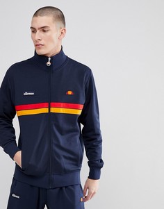 Темно-синяя куртка с высоким воротником ellesse - Темно-синий