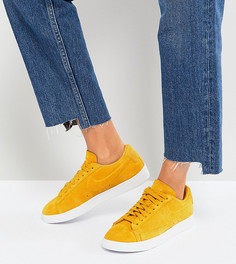 Низкие замшевые кроссовки горчичного цвета Nike Blazer - Желтый
