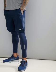 Темно-синие шорты длиной 9 дюймов Nike Running Flex Challenger 898890-451 - Темно-синий