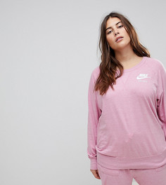 Розовый свитшот Nike Plus Gym Vintage - Розовый